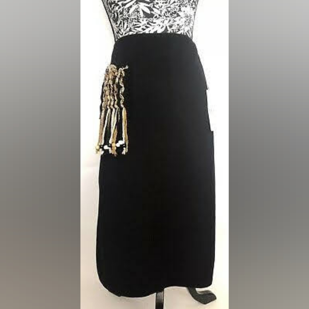 NWT Edun embelished midi skirt